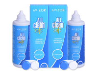 Roztoky na kontaktní čočky - Roztok Avizor All Clean Soft 2x350 ml