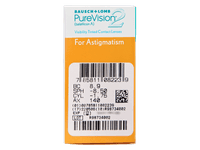 PureVision 2 for Astigmatism (6 čoček) - Náhled parametrů čoček