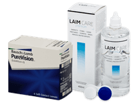 PureVision (6 čoček) + roztok Laim Care 400 ml