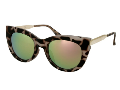 Sunglasses Alensa Cat Eye Havana Pink Mirror 