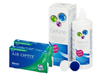 Air Optix for Astigmatism (2x3 čočky) + roztok Gelone 360 ml