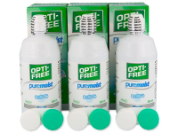 Kontaktní čočky levně - Roztok OPTI-FREE PureMoist 3 x 300 ml
