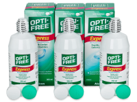 Kontaktní čočky levně - Roztok OPTI-FREE Express 3 x 355 ml
