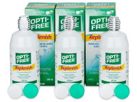 Kontaktní čočky levně - Roztok OPTI-FREE RepleniSH 3 x 300 ml