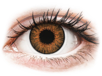 Barevné kontaktní čočky - Air Optix Colors - Honey - nedioptrické