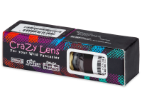 ColourVUE Crazy Lens - Blue Star - nedioptrické (2 čočky)