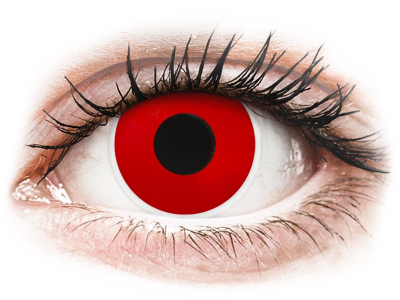 ColourVUE Crazy Lens - Red Devil - dioptrické (2 čočky)