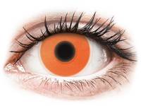 ColourVUE Crazy Glow Orange - nedioptrické Barevné kontaktní čočky - ColourVUE Crazy Glow Orange - nedioptrické