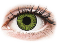 Barevné kontaktní čočky - TopVue Color - Fresh Green - nedioptrické jednodenní