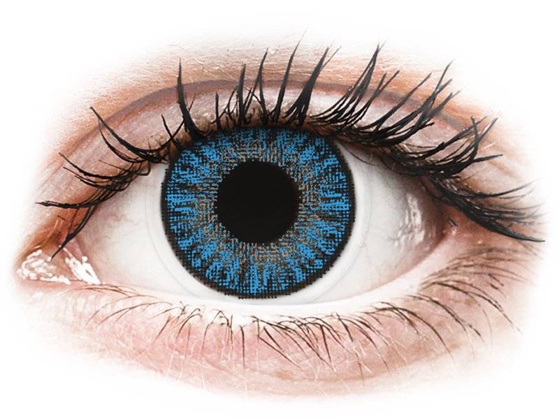 TopVue Color - Sapphire Blue - dioptrické jednodenní (10 čoček) - Barevné kontaktní čočky