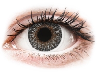 Barevné kontaktní čočky - TopVue Color - Grey - dioptrické