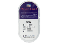 TopVue Color - Grey - dioptrické (2 čočky)