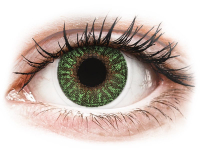 Barevné kontaktní čočky - TopVue Color - Green - dioptrické