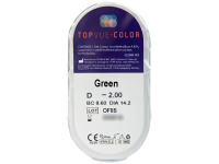TopVue Color - Green - dioptrické (2 čočky)