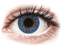 Barevné kontaktní čočky - TopVue Color - True Sapphire - dioptrické