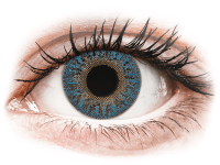 Barevné kontaktní čočky - TopVue Color - True Sapphire - dioptrické