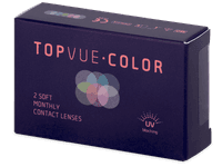 TopVue Color - True Sapphire - dioptrické (2 čočky)