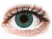 Barevné kontaktní čočky - TopVue Color - Turquoise - dioptrické