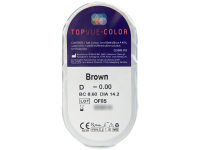 TopVue Color - Brown - nedioptrické (2 čočky)