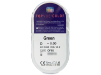 TopVue Color - Green - nedioptrické (2 čočky)