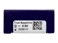 TopVue Color - True Sapphire - nedioptrické (2 čočky) - Náhled parametrů čoček