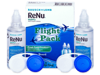 Kontaktní čočky Bausch and Lomb - Roztok ReNu MultiPlus Flight Pack 2x60 ml