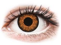 Barevné kontaktní čočky MaxVue Vision - ColourVUE Glamour Honey - nedioptrické
