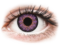 Barevné kontaktní čočky MaxVue Vision - ColourVUE Glamour Violet - nedioptrické
