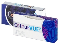 ColourVUE Elegance Aqua - nedioptrické (2 čočky)