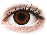 Barevné kontaktní čočky - ColourVUE BigEyes Pretty Hazel - dioptrické