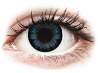 Barevné kontaktní čočky MaxVue Vision - ColourVUE BigEyes Cool Blue - dioptrické