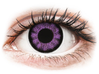 Barevné kontaktní čočky - ColourVUE BigEyes Ultra Violet - nedioptrické