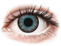 Barevné kontaktní čočky - ColourVUE Fusion Blue Gray - dioptrické