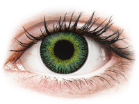 Barevné kontaktní čočky - ColourVUE Fusion Green Yellow - nedioptrické