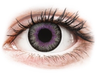Barevné kontaktní čočky MaxVue Vision - ColourVUE Fusion Violet Gray - nedioptrické