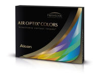 Air Optix Colors - Brilliant Blue - dioptrické (2 čočky)
