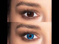 Air Optix Colors - Brilliant Blue - dioptrické (2 čočky)