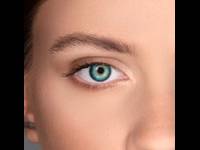 FreshLook Dimensions Carribean Aqua - dioptrické (6 čoček)