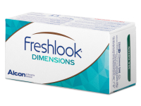 FreshLook Dimensions Sea Green - dioptrické (6 čoček)