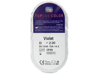 TopVue Color - Violet - nedioptrické (2 čočky)