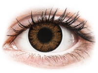 Barevné kontaktní čočky - ColourVue One Day TruBlends Hazel - dioptrické