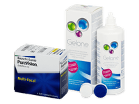 PureVision Multi-Focal (6 čoček) + roztok Gelone 360 ml - Výhodný balíček