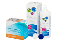 PureVision 2 for Astigmatism (6 čoček) + roztok Gelone 360ml
