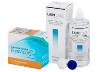 PureVision 2 for Astigmatism (6 čoček) + roztok Laim Care 400 ml