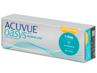 Torické (astigmatické) kontaktní čočky - Acuvue Oasys 1-Day with HydraLuxe for Astigmatism