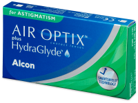 Měsíční kontaktní čočky - Air Optix plus HydraGlyde for Astigmatism