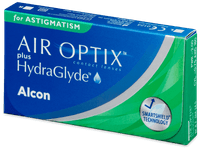 Měsíční kontaktní čočky - Air Optix plus HydraGlyde for Astigmatism