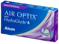 Multifokální kontaktní čočky - Air Optix plus HydraGlyde Multifocal