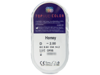 TopVue Color - Honey - dioptrické (2 čočky)