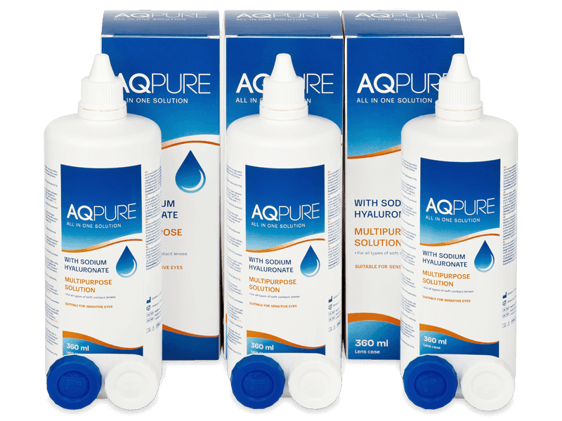 Roztok AQ Pure 3x 360 ml - Economy 3-pack - solution